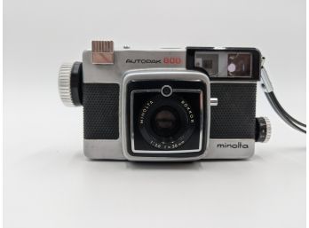 Vintage Minolta Autopak 800 Film Camera & Carrying Case