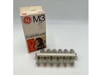 Vintage General Electric M3 Flash Bulbs - NOS In Original Box