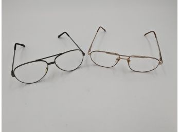 Pair Of Metal Rimmed Eye Glasses