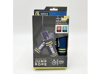 9 Foot Jump Rope With Removable Weighted Grip - In Original Box