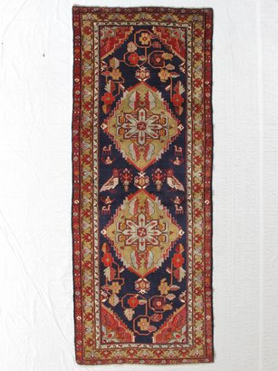 Hand Knotted Ardebil Rug 4.4 X 11.2 Ft.  #10307