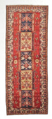 Hand Knotted Ardebil Rug 4.4 X 11.7 Ft.   #10309
