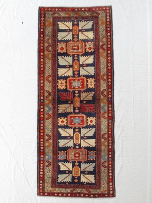 Hand Knotted Ardebil Rug 4.1 X 10.1 Ft.  #10313