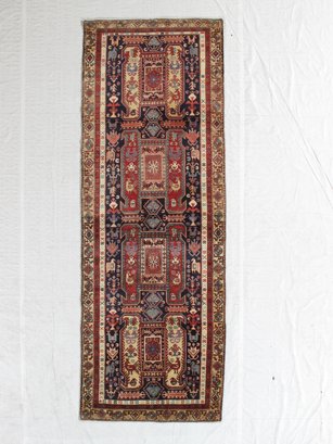 Hand Knotted Ardebil Rug 3.10 X 10.10 Ft.   #10336