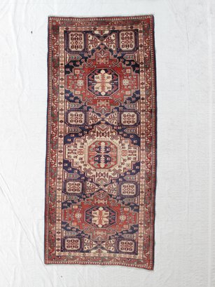 Hand Knotted Ardebil Rug 3.9 X 10.8 Ft.  #10339