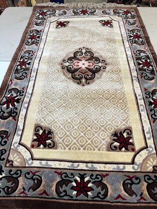 Hand Knotted Chinise Silk Rug  3x5 Ft   #1135.