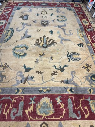 Hand Knotted Tibet Rug 10x14 Ft   #1149.