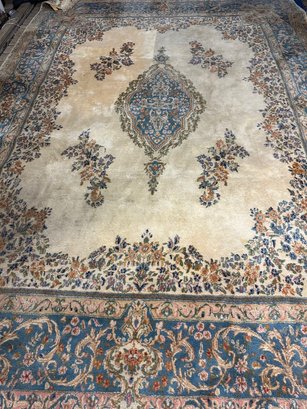 Hand Knotted Persian Kermen Rug 9x12 Ft.   #1213