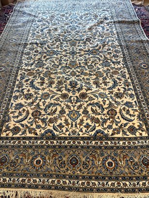 Hand Knotted Persian Kashan Rug 7.8x11.5 Ft.  #5027