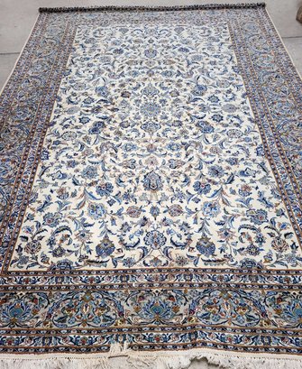Hand Knotted Persian Kashan 10x13.5 Ft. #5043.
