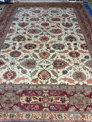 Hand Knotted Heriz Rug 9x12 Ft. #5091