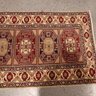 Hand Knotted Kazak Rug 2.8x9.8 Ft