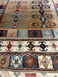 Hand Knotted Tibetian Rug 10.2x14.2 Ft   #1002