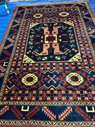 Hand Knotted Kazak Rug 7x10 Ft    #1063.