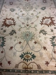 Hand Knotted Oushak Rug 7x9 Ft.    #1064