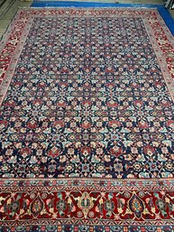 Hand Knotted Persian Tabriz Rug 12.6x9.6 Ft.  #1120