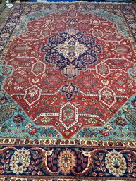 Hand Knotted Persian Tabriz Rug 10x13 Ft.   #1185