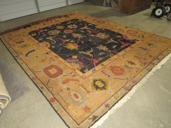 Hand Knotted Tibetian Rug 8x9.8 Ft    #1190.