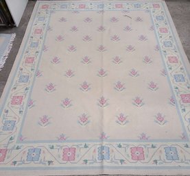 Hand Knotted Kilm Rug 7.5x9.2 Ft Ft.  #1223