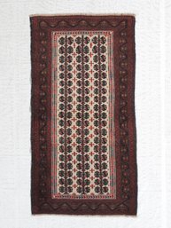 Hand Knotted Persian Balouch 2.8x5.1 Ft. #414.