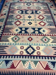 Hand Knotted Kilm Rug 137'x108'.  #4945