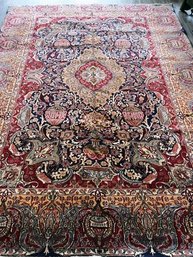 Hand Knotted Persian Tabriz Rug 12x9 Ft.  #5054