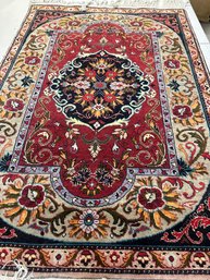 Hand Knotted Persian Tabriz Rug 2.9x4.1 Ft.  #5077