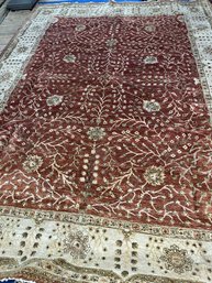 Hand Knotted Oushak Rug 9x12 Ft.  #5092