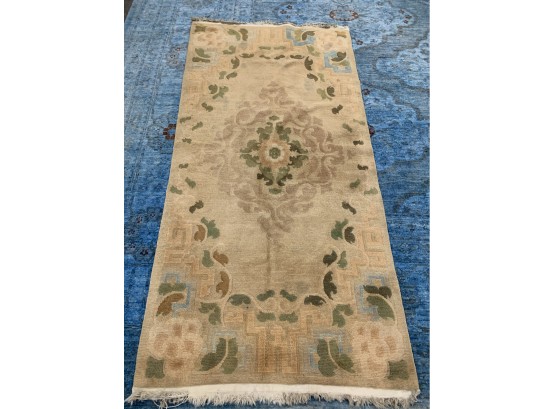 Hand Knotted Chinise Rug 68'x36'   #. 3098.