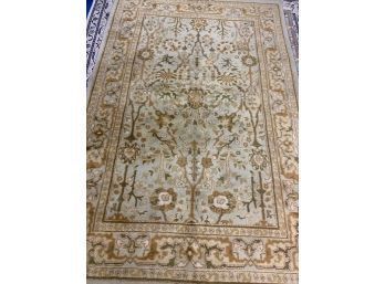 Hand Knotted Agra Oushak 102'x70'. #2661.