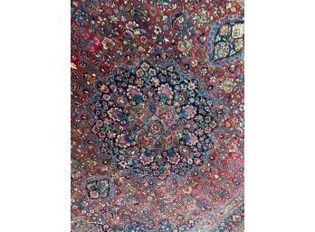 Antique Hand Knotted Persian Kashan 106'x142'.  #3261.