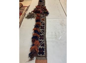 Hand Knotted Persian Turkman Rug 84'x4'  #3321
