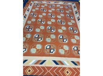 Hand Knotted Wool Kilm Rug 154'x108'.  #3367