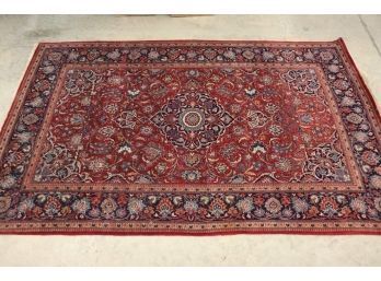 Fine Hand Knotted Persian Kashan Rug  84'x50'     #4105.