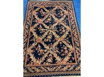 Hand Knotted Indo Tabriz Rug. 72'x48'. # 4129
