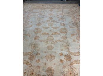 Hand Knotted Agra Oushak Rug   144'x108'.  #4051