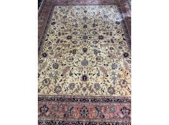 Hand Knotted Indo Tabriz Rug  120'x96'.  #4014