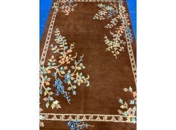 Hand Knotted Chinise Rug 101'x60'.  #4072.