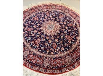 Hand Knotted Persian Round Tabriz Rug  52'x52'   #4154