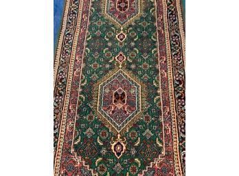 Hand Knotted Indo Tabriz Rug  100'x32'. #4159.