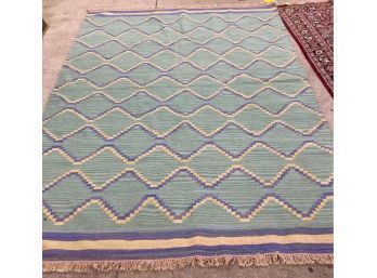 Hand Knotted Kilm Rug 108'x72'.  #4167.