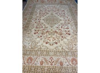 Hand Knotted Agra Oushak Rug 144'x108'.  #4368.