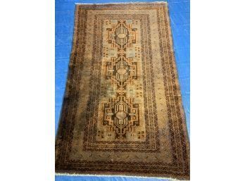 Hand Knotted Persian Hamedan Rug  70'x46' # 4108