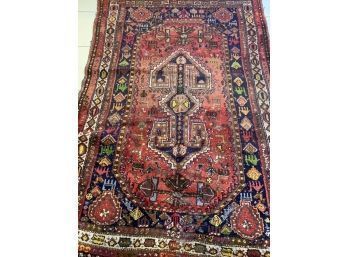 Hand Knotted Persian Ghasghaie Rug  100'x52'  #9392.