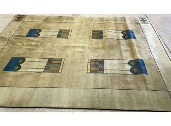 Hand Knotted Tibetion Rug   115'x92.4 '    #4371