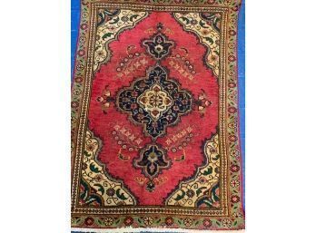 Hand Knotted Turkish Rug 96'x32'.  #4240