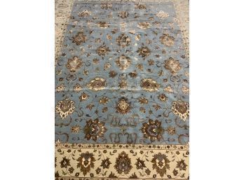 Hand Knotted Agra Oushak Rug 120'x96'. #3356.