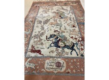 Hand Knotted Persian Tabriz Rug 60'x36'.  #4426