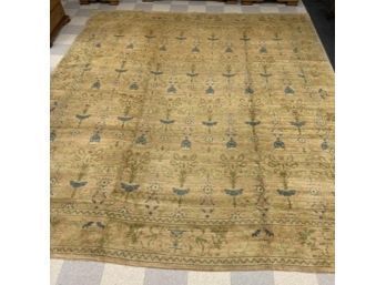 Antique Hand Knotted Spanish Rug 168'x144'.  #4424.