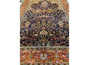 Hand Knotted Persian Silk Qum Rug 84'x48'.  #4492